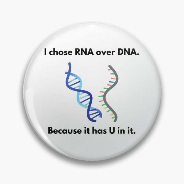 Item preview, RNA DNA Science Valentines Joke designed and sold by Sci-Ninja-Blog.