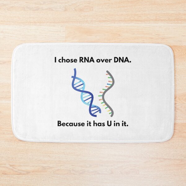 Item preview, RNA DNA Science Valentines Joke designed and sold by Sci-Ninja-Blog.