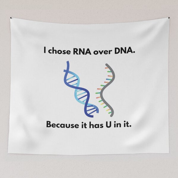 Item preview, RNA DNA Science Valentines Joke designed and sold by Sci-Ninja-Blog.