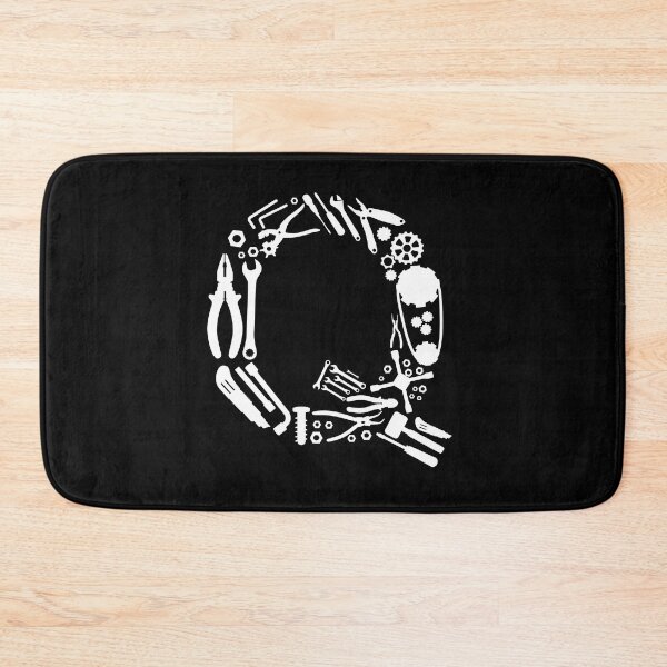 Item preview, Letter Q Capital Alphabet Mechanic tools Monogram Initial great gift  designed and sold by skulltshirt.