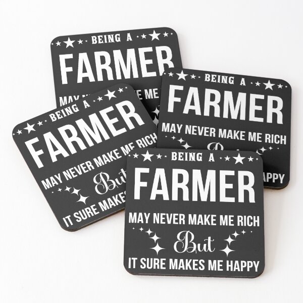 Item preview, Funny Farmer Quote Being an...Cool Farmer Gift designed and sold by King of Colored Stickers.