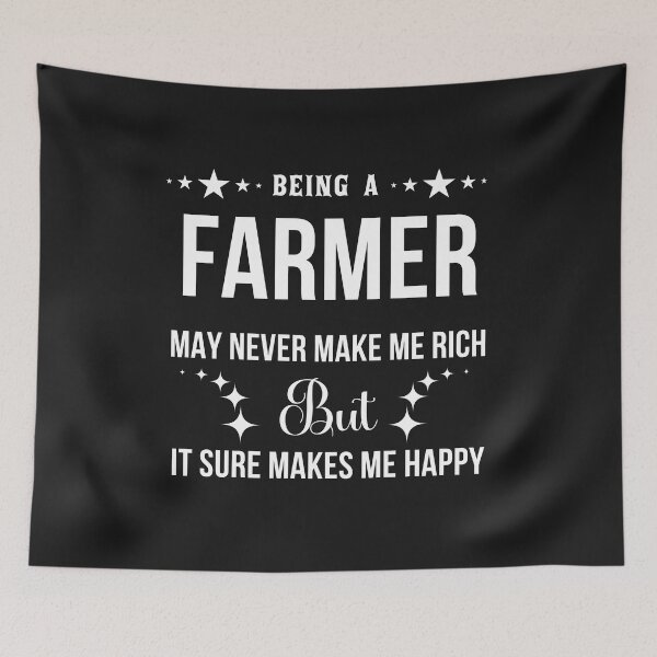 Item preview, Funny Farmer Quote Being an...Cool Farmer Gift designed and sold by King of Colored Stickers.