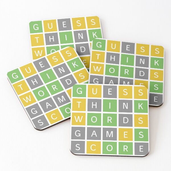 Item preview, Wordle Word Scramble Puzzle Game designed and sold by KrisInStitches.