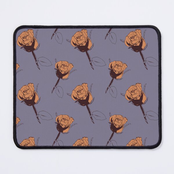 Item preview, Vintage Orange Rose Floral Flowers Pattern designed and sold by Itaya Art.