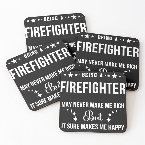Item preview, Funny Firefighter Quote Being an...Cool Firefighter Gift designed and sold by King of Colored Stickers.