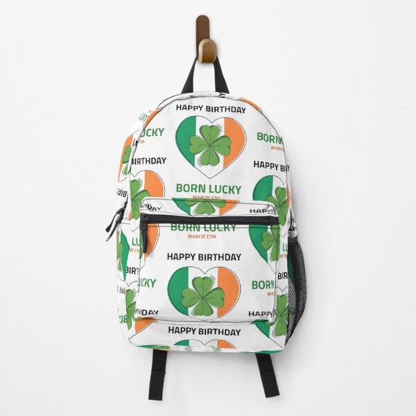 Item preview, St. Patricks Day Birthday, Born Lucky March 17 designed and sold by SportyDogShop.