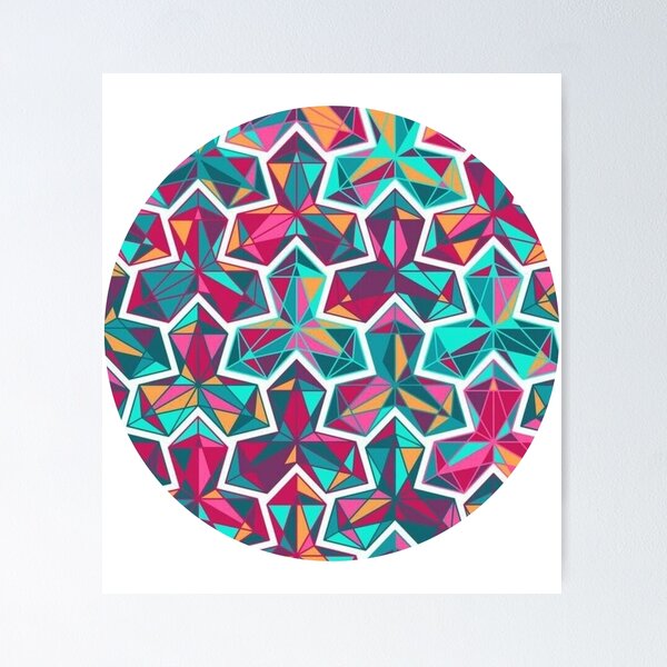 Item preview, Colourful Geometric Pattern designed and sold by BellaProject.