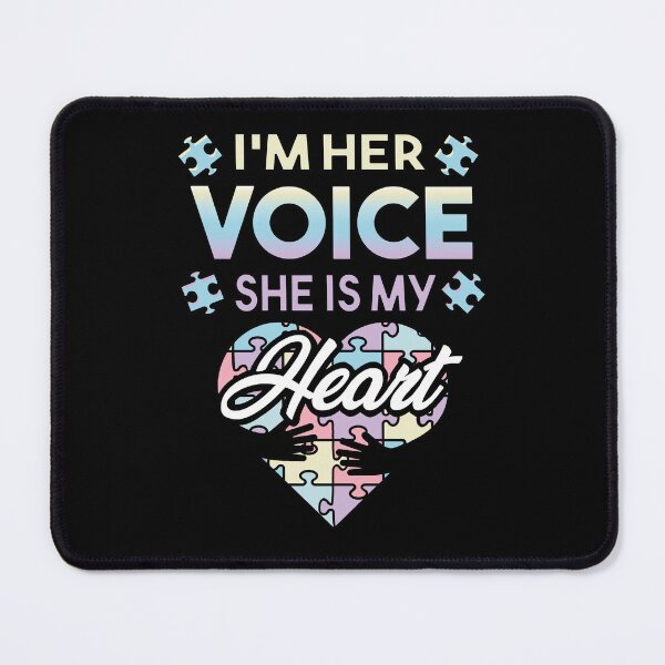Item preview, I'm Her Voice She is My Heart, Autism Awareness Mom Gift designed and sold by SaliDesigner.