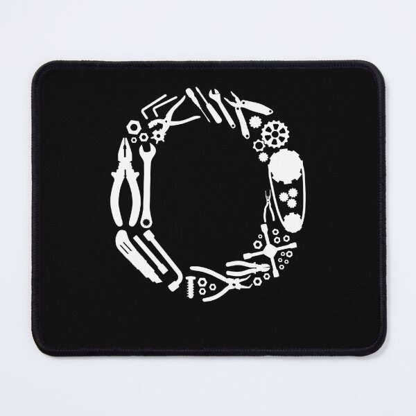 Item preview, Letter O Capital Alphabet Mechanic tools Monogram Initial great gift  designed and sold by skulltshirt.
