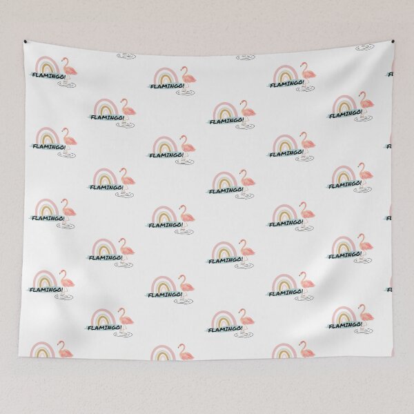 Item preview, Flamingo with Rainbow, Flamingo Lover, Gift Idea designed and sold by singRsong.