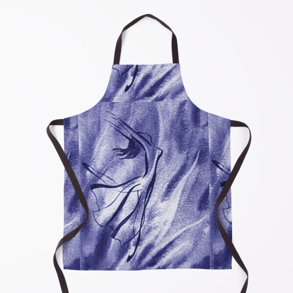 Item preview, Watercolor Dance of Water Abstract Art In Blue Purple Very Peri Decor IX designed and sold by Irina Sztukowski.
