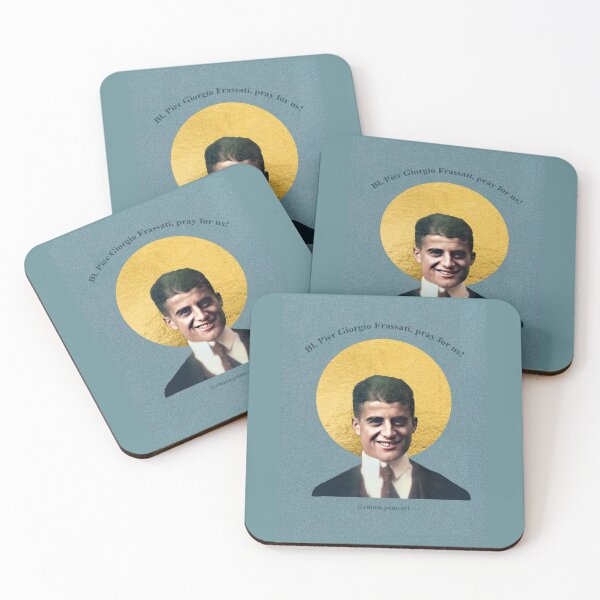Item preview, Blessed Pier Giorgio Frassati Holy Card Design designed and sold by emma-pano.