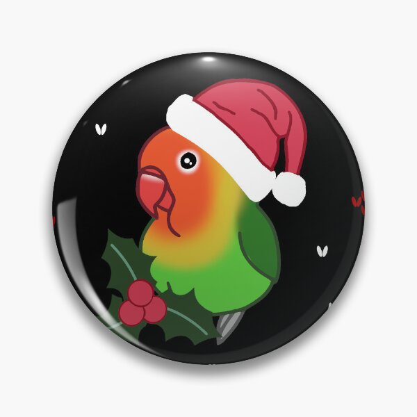 Item preview, Fischer's lovebird Ugly Christmas pattern designed and sold by FandomizedRose.