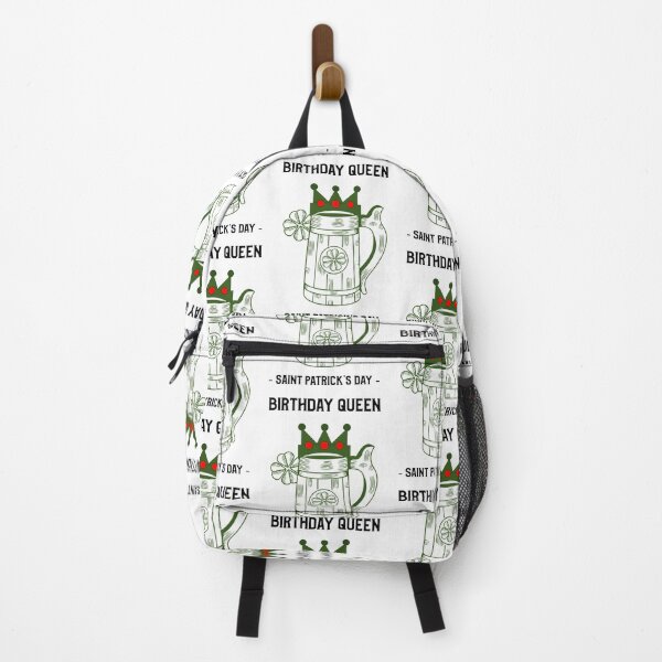 Item preview, Born Lucky March 17, Birthday Queen St Patricks Day designed and sold by SportyDogShop.