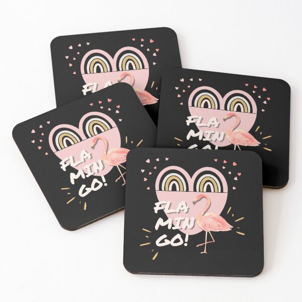 Item preview, Flamingo with Heart Rainbow, Flamingo Lover, Gift Idea designed and sold by singRsong.