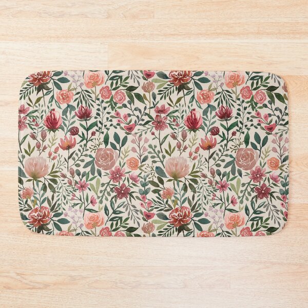 Item preview, Pink Spring Flowers Pattern designed and sold by Lauren Ullrich.