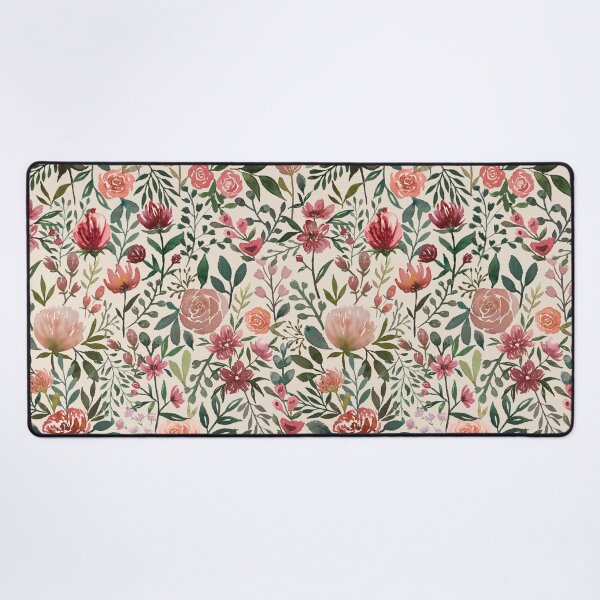 Item preview, Pink Spring Flowers Pattern designed and sold by Lauren Ullrich.