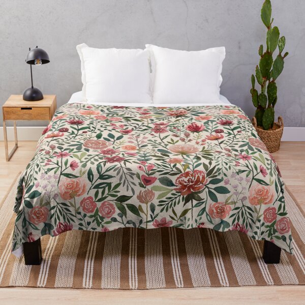 Item preview, Pink Spring Flowers Pattern designed and sold by Lauren Ullrich.