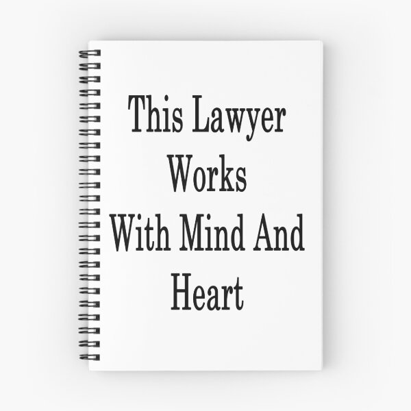 Item preview, This Lawyer Works With Mind And Heart  designed and sold by supernova23.