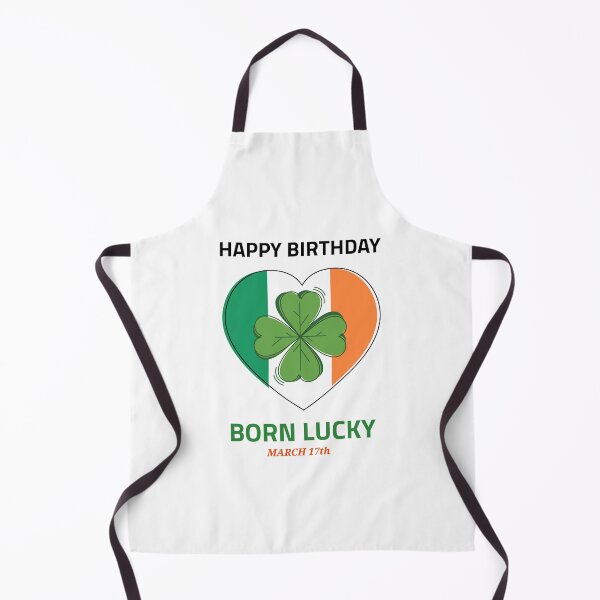 Item preview, St. Patricks Day Birthday, Born Lucky March 17 designed and sold by SportyDogShop.