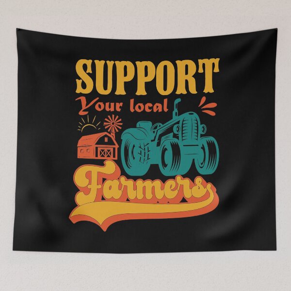 Item preview, Support Your Local Farmers designed and sold by PROMEN Creativity.