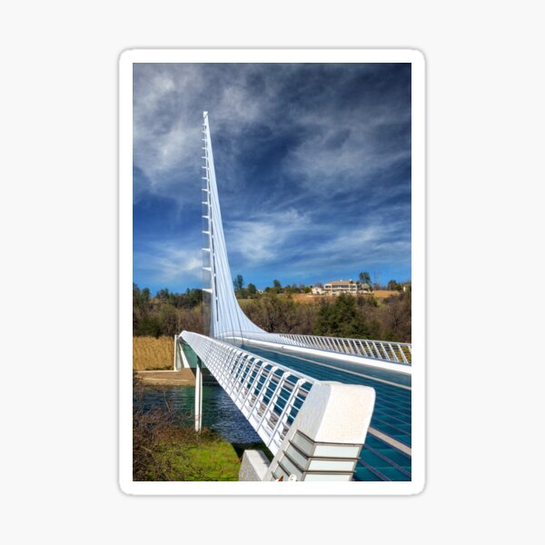 The Redding Sundial Bridge Sticker
