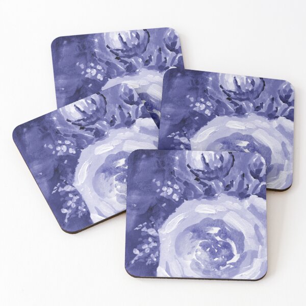 Item preview, Gorgeous Flowers Purple Blue Very Peri Floral Design III designed and sold by Irina Sztukowski.
