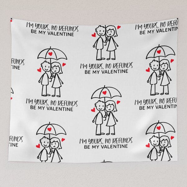 Item preview, Im Yours No Refunds, Valentine Im Too Busy designed and sold by SportyDogShop.