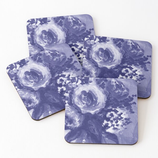 Item preview, Gorgeous Flowers Purple Blue Very Peri Floral Design IX designed and sold by Irina Sztukowski.