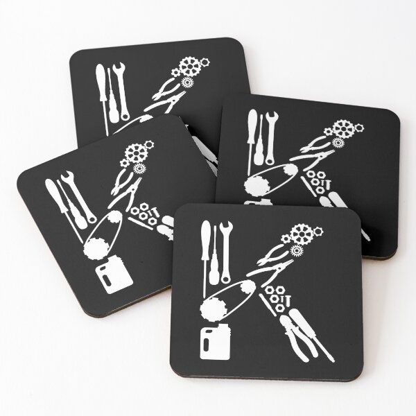 Item preview, Letter K Capital Alphabet Mechanic tools Monogram Initial great gift  designed and sold by skulltshirt.