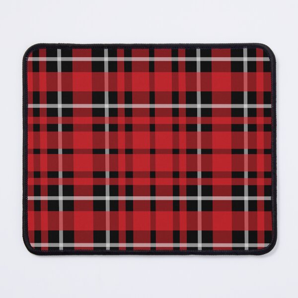 Item preview, Clark Plaid - Red and Black Pattern designed and sold by RomeoSketches.