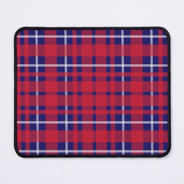 Item preview, Clark Plaid - Red and Blue Pattern designed and sold by RomeoSketches.