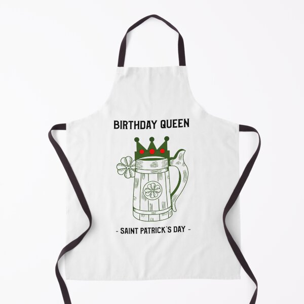 Item preview, Born Lucky March 17, Birthday Queen St Patricks Day designed and sold by SportyDogShop.