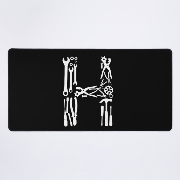 Item preview, Letter H Capital Alphabet Mechanic tools Monogram Initial great gift  designed and sold by skulltshirt.