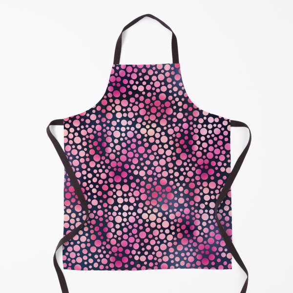 Item preview, Pink Polka Dots with Blue Background designed and sold by storyboxdesigns.