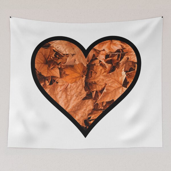 Item preview, Fall Leaves Heart designed and sold by BuzzySpaceBee.