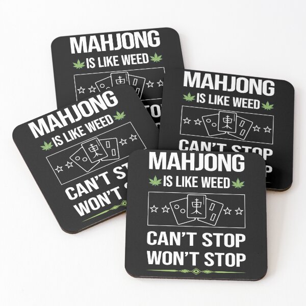 Item preview, Funny Can't Stop Mahjong Majong Mah Jong Mah Jongg designed and sold by FulviaContreras.