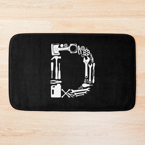 Item preview, Letter D Capital Alphabet Mechanic tools Monogram Initial great gift  designed and sold by skulltshirt.