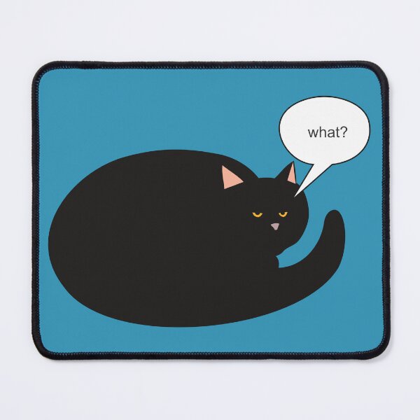 Item preview, Annoyed Black Cat designed and sold by TrevorIrvin.