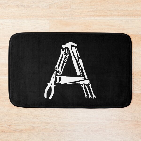 Item preview, Letter A Capital Alphabet Mechanic tools Monogram Initial great gift  designed and sold by skulltshirt.