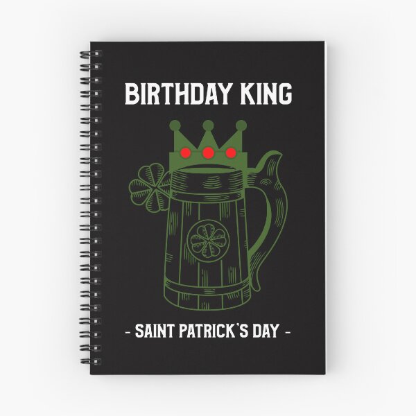 Item preview, Born Lucky March 17, Birthday King St Patricks Day designed and sold by SportyDogShop.