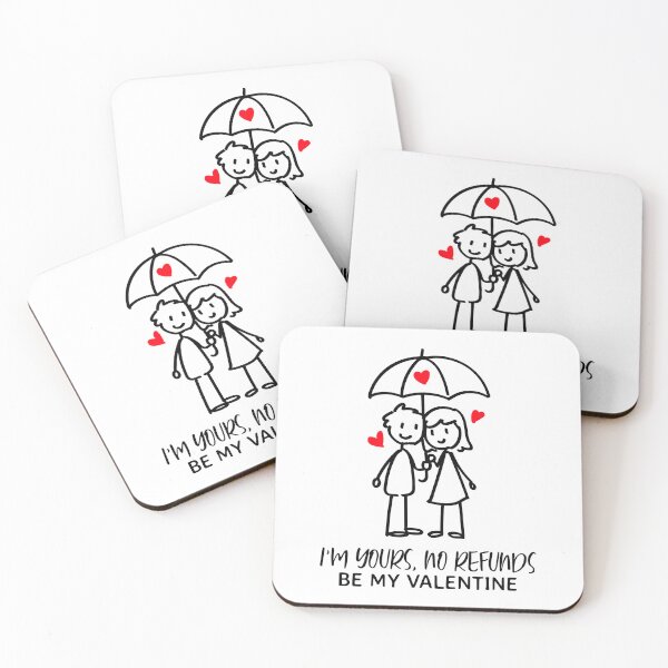 Item preview, Im Yours No Refunds, Valentine Im Too Busy designed and sold by SportyDogShop.