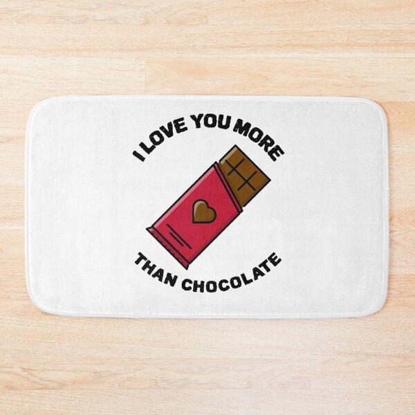 Item preview, I Love You More Than Chocolate, I Run On Chocolate designed and sold by SportyDogShop.