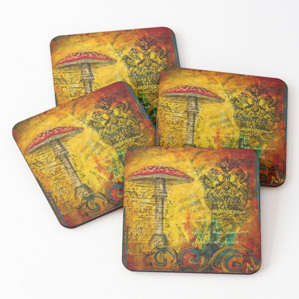Item preview, Mushrooms and Faeries designed and sold by Nixpaints.