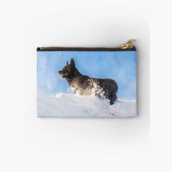 Item preview, Dog walk in the snow German Shepherd  designed and sold by Monika Howarth.