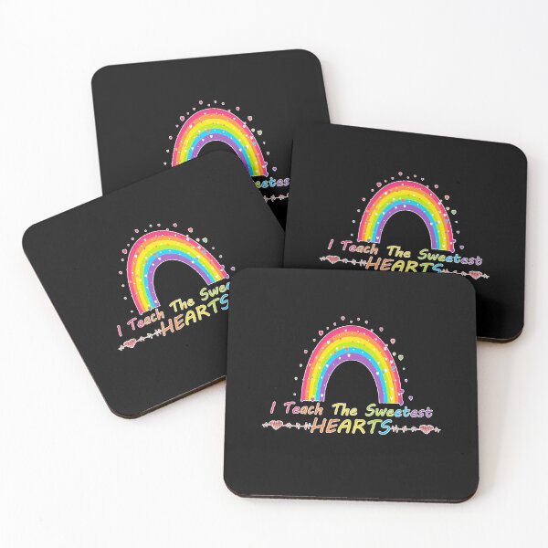 Item preview, I Teach The Sweetest Hearts Rainbow Teacher Valentines Day designed and sold by EasilyShop.