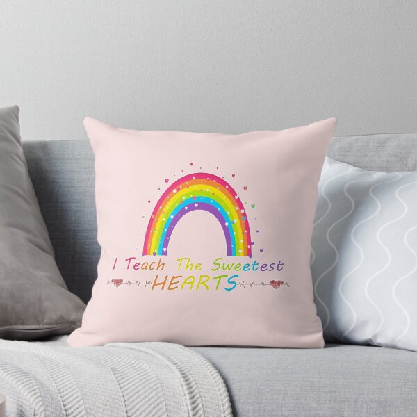 Item preview, I Teach The Sweetest Hearts Rainbow Teacher Valentines Day designed and sold by EasilyShop.