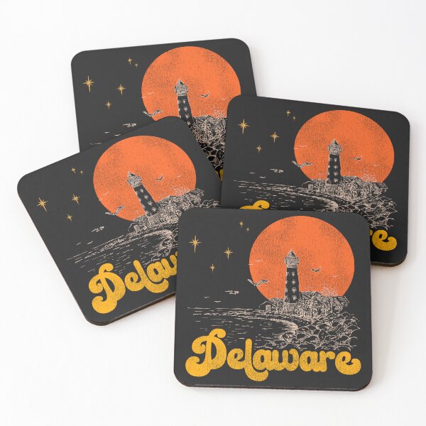 Item preview, Vintage State of Delaware Mid Century Distressed Aesthetic designed and sold by ourkid.