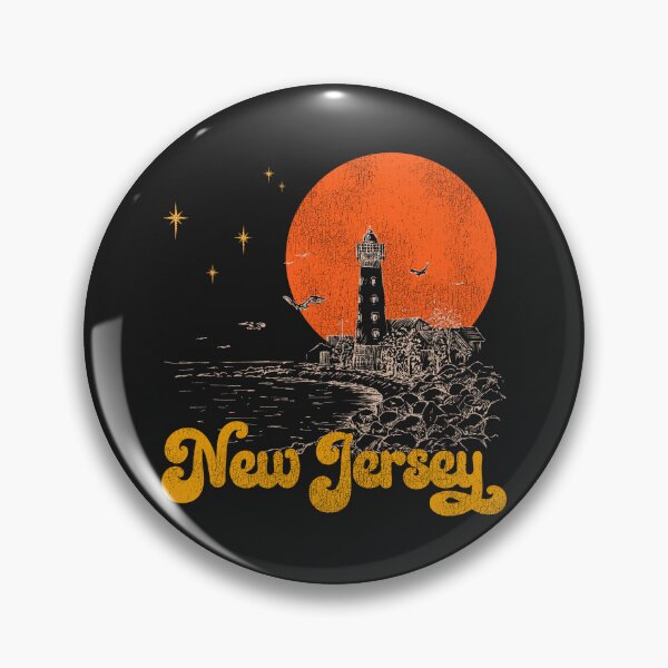 Item preview, Vintage State of New Jersey Mid Century Distressed Aesthetic designed and sold by ourkid.