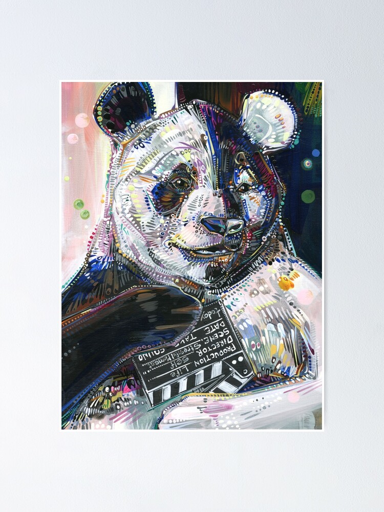 "Blackandwhite Thinking Painting 2022" Poster for Sale by gwennpaints Redbubble